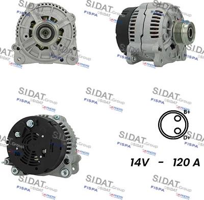 Fispa A12BH0838A2 - Alternatore autozon.pro