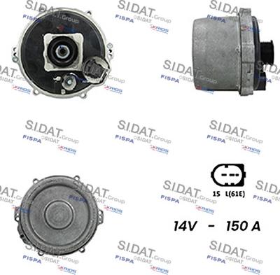 Fispa A12BH0378A2 - Alternatore autozon.pro