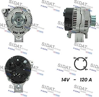 Fispa A12BH0735A2 - Alternatore autozon.pro