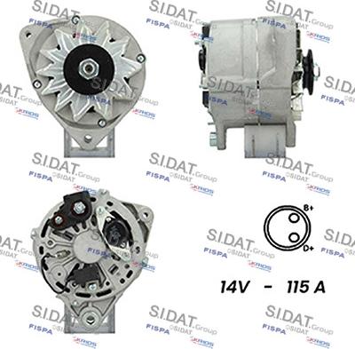 Fispa A12BH0732A2 - Alternatore autozon.pro