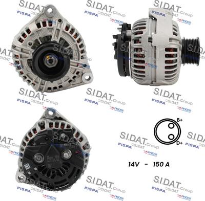 Fispa A12BH1255 - Alternatore autozon.pro