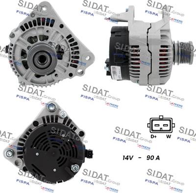 Fispa A12BH1281A2 - Alternatore autozon.pro