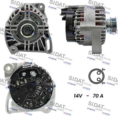 Fispa A12DE0405A2 - Alternatore autozon.pro