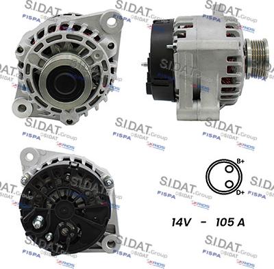 Fispa A12DE0050A2 - Alternatore autozon.pro