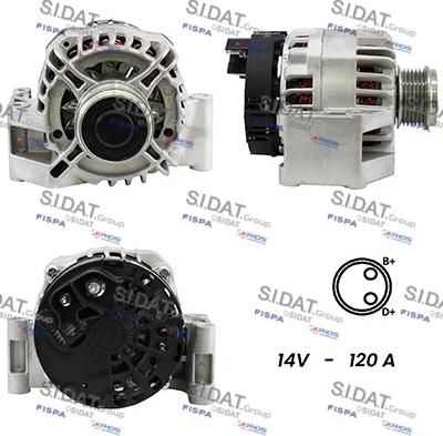 Fispa A12DE0327A2 - Alternatore autozon.pro