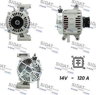 Fispa A12DE1041A2 - Alternatore autozon.pro