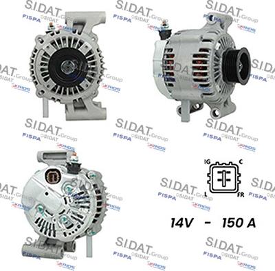 Fispa A12DE1042A2 - Alternatore autozon.pro