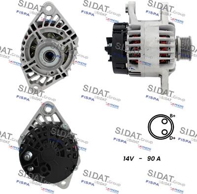 Fispa A12DE1142A2 - Alternatore autozon.pro