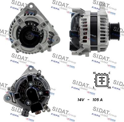 Fispa A12DE1214A2 - Alternatore autozon.pro