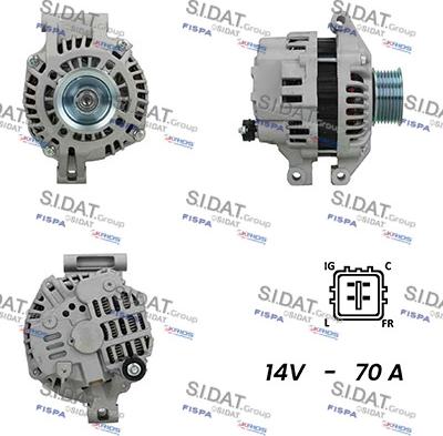 Fispa A12MH0345A2 - Alternatore autozon.pro