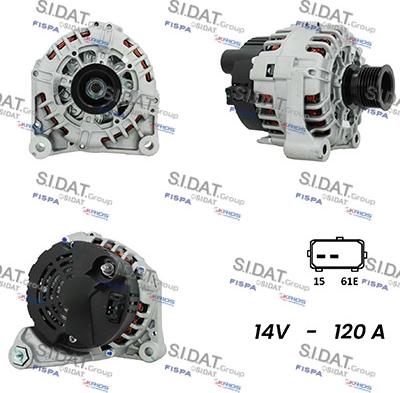 Fispa A12VA0505A2 - Alternatore autozon.pro