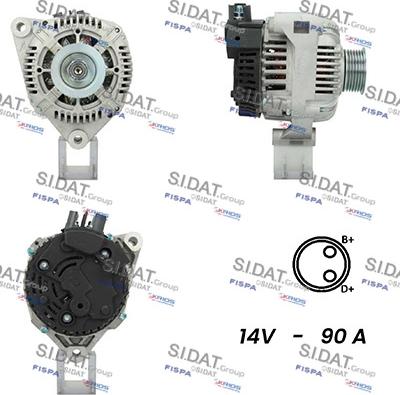 Fispa A12VA0521A2 - Alternatore autozon.pro