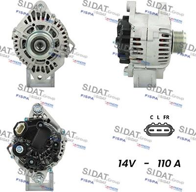 Fispa A12VA0676 - Alternatore autozon.pro