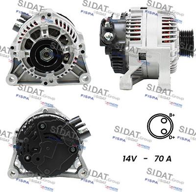 Fispa A12VA0075A2 - Alternatore autozon.pro