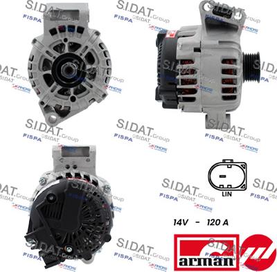 Fispa A12VA0157 - Alternatore autozon.pro