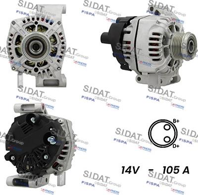 Fispa A12VA0110A2 - Alternatore autozon.pro