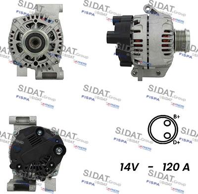 Fispa A12VA0139A2 - Alternatore autozon.pro