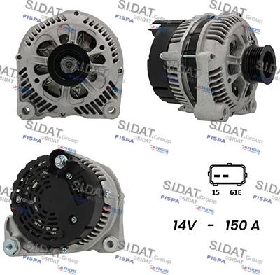 Fispa A12VA0136A2 - Alternatore autozon.pro