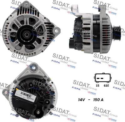 Fispa A12VA0136 - Alternatore autozon.pro