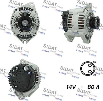 Fispa A12VA0800A2 - Alternatore autozon.pro