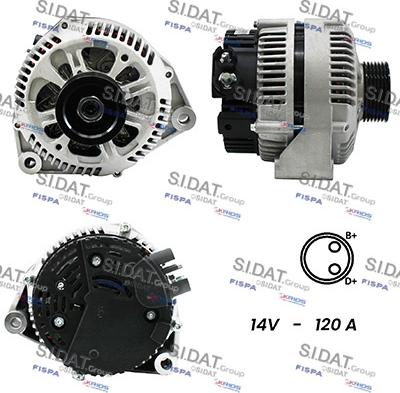 Fispa A12VA0802A2 - Alternatore autozon.pro