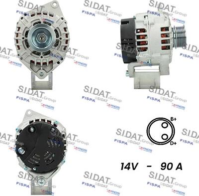 Fispa A12VA0807 - Alternatore autozon.pro