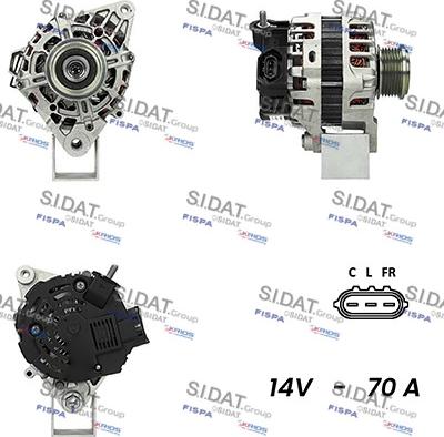 Fispa A12VA0822A2 - Alternatore autozon.pro