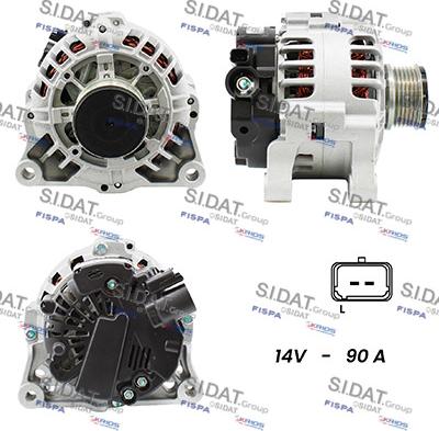 Fispa A12VA0391A2 - Alternatore autozon.pro