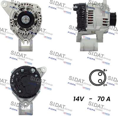 Fispa A12VA0389A2 - Alternatore autozon.pro