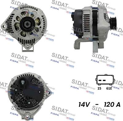 Fispa A12VA0333A2 - Alternatore autozon.pro