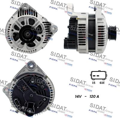 Fispa A12VA0333 - Alternatore autozon.pro