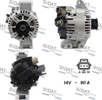 Fispa A12VA0200A2 - Alternatore autozon.pro