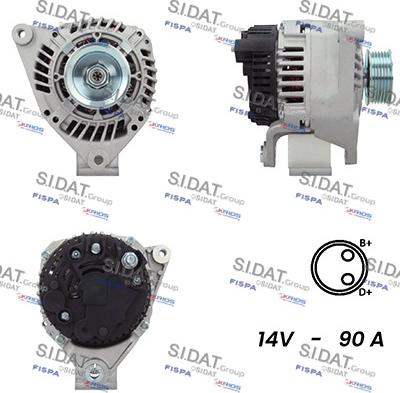 Fispa A12VA0734A2 - Alternatore autozon.pro