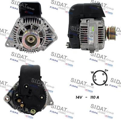 Fispa A12VA1241 - Alternatore autozon.pro