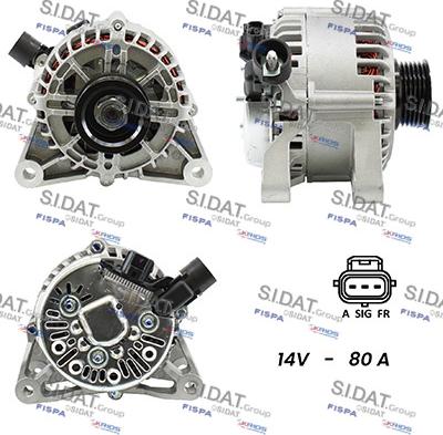 Fispa A12VS0152A2 - Alternatore autozon.pro