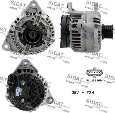 Fispa A24BH0025 - Alternatore autozon.pro