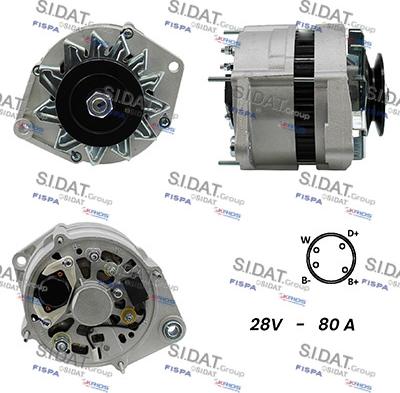 Fispa A24BH0103A2 - Alternatore autozon.pro