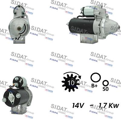 Fispa S12BH0468A2 - Motorino d'avviamento autozon.pro