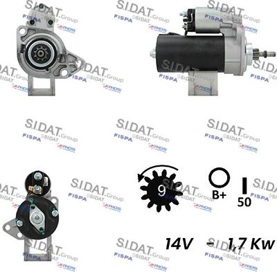 Fispa S12BH0437A2 - Motorino d'avviamento autozon.pro