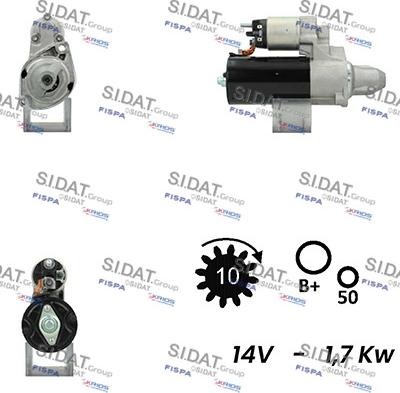 Fispa S12BH0470A2 - Motorino d'avviamento autozon.pro