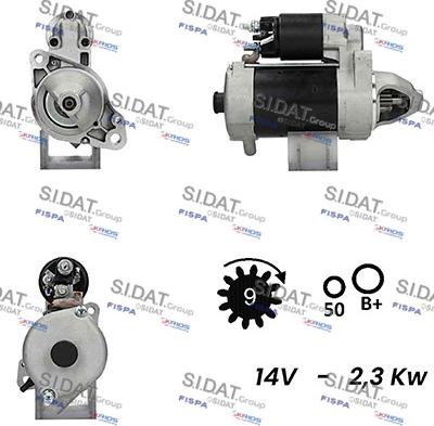 Fispa S12BH0598A2 - Motorino d'avviamento autozon.pro