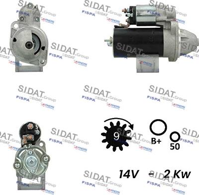 Fispa S12BH0532A2 - Motorino d'avviamento autozon.pro