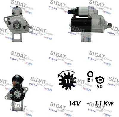 Fispa S12BH0601A2 - Motorino d'avviamento autozon.pro