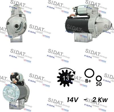 Fispa S12BH0680A2 - Motorino d'avviamento autozon.pro