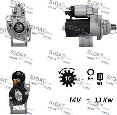 Fispa S12BH0629A2 - Motorino d'avviamento autozon.pro