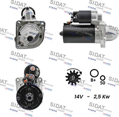 Fispa S12BH0047 - Motorino d'avviamento autozon.pro