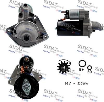 Fispa S12BH0008 - Motorino d'avviamento autozon.pro