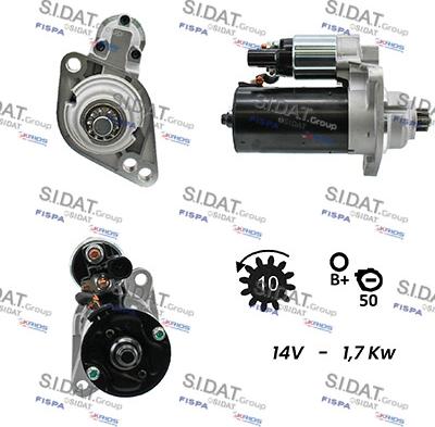 Fispa S12BH0015 - Motorino d'avviamento autozon.pro