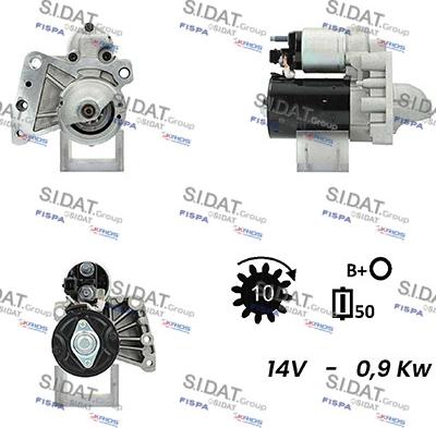 Fispa S12BH0076A2 - Motorino d'avviamento autozon.pro