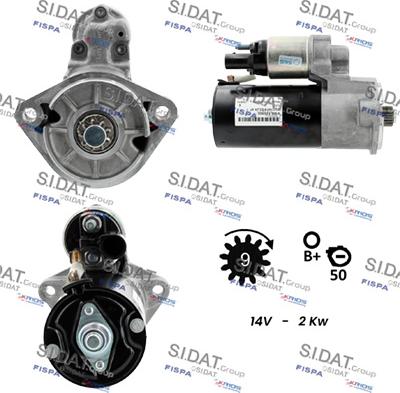 Fispa S12BH0073 - Motorino d'avviamento autozon.pro